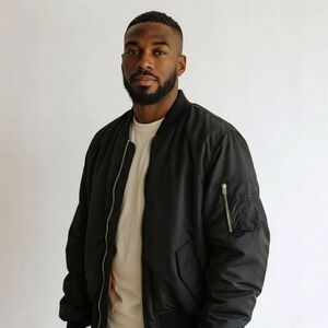 Fear of God Black Bomber Jacket